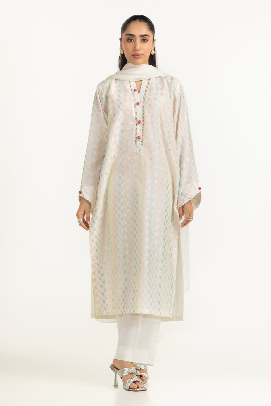3PC Lawn Embroidered Suit