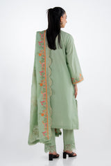 3PC Lawn Embroidered Suit IUSTKSD-2040