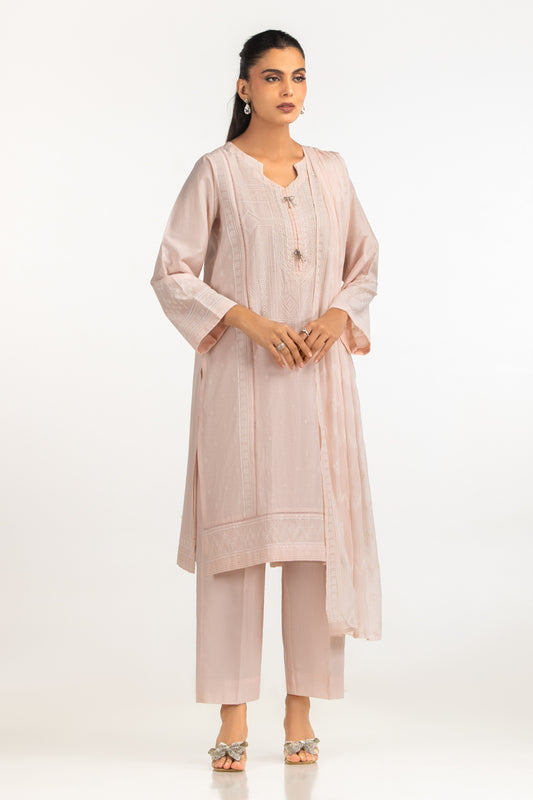 3PC Lawn Embroidered Suit IUSTKSD-2051