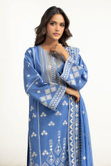 3PC Lawn Embroidered Suit IUSTKSD-2053