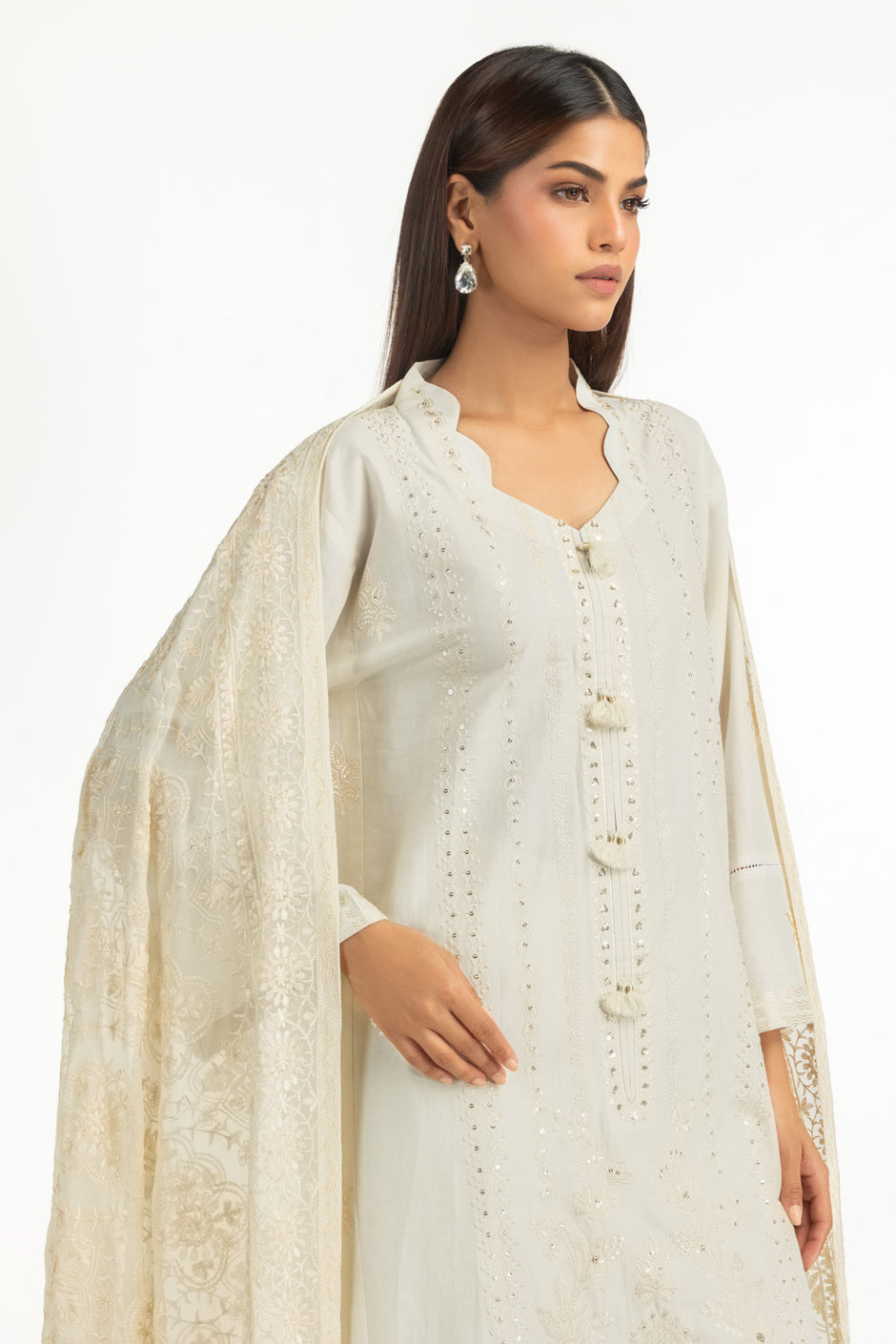 3PC Lawn Embroidered Suit