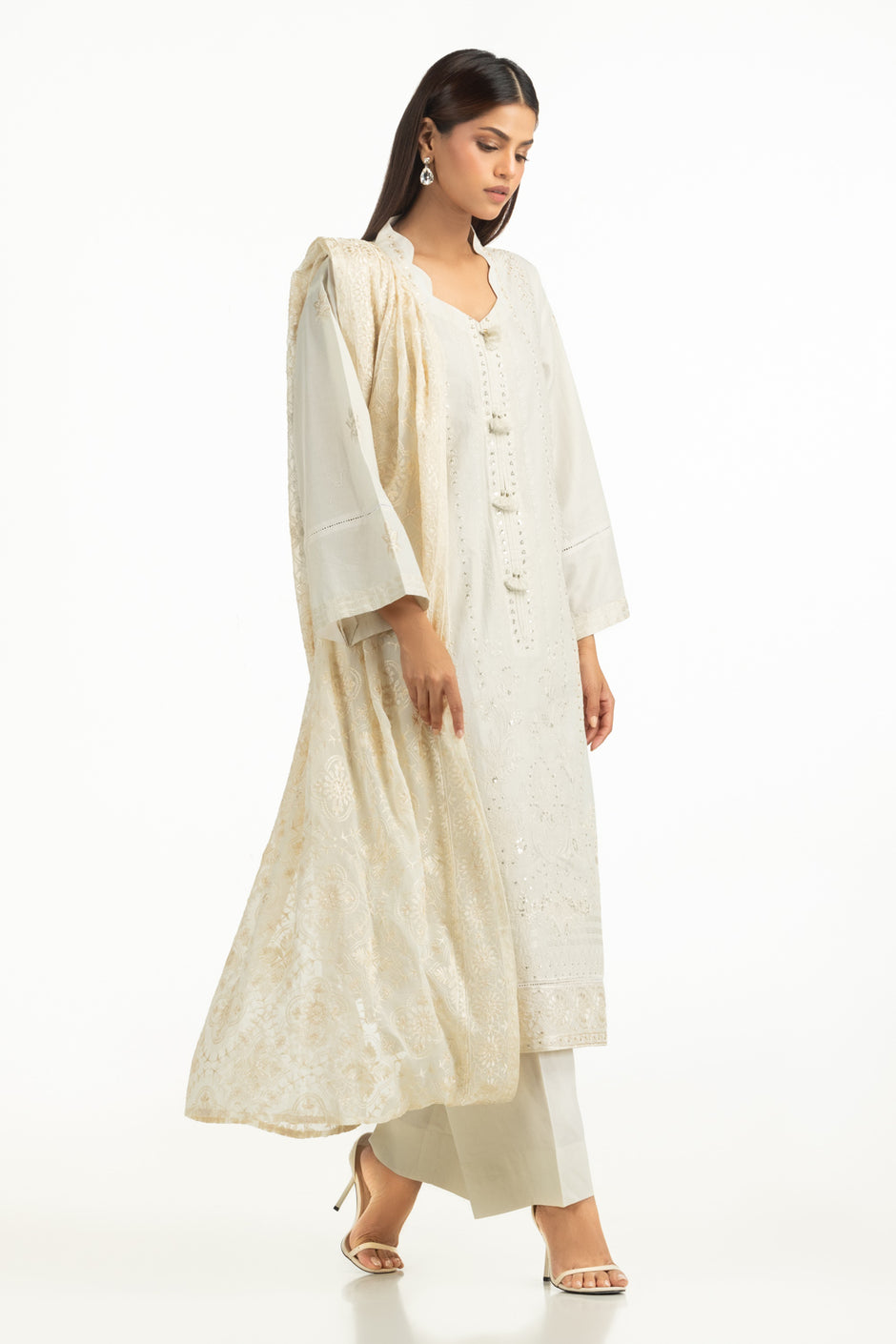 3PC Lawn Embroidered Suit
