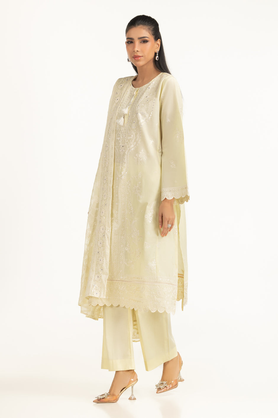 3PC Lawn Embroidered Suit