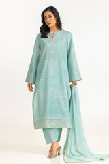 3PC Lawn Embroidered Suit IUSTKSD-2082