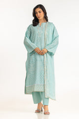 3PC Lawn Embroidered Suit IUSTKSD-2082