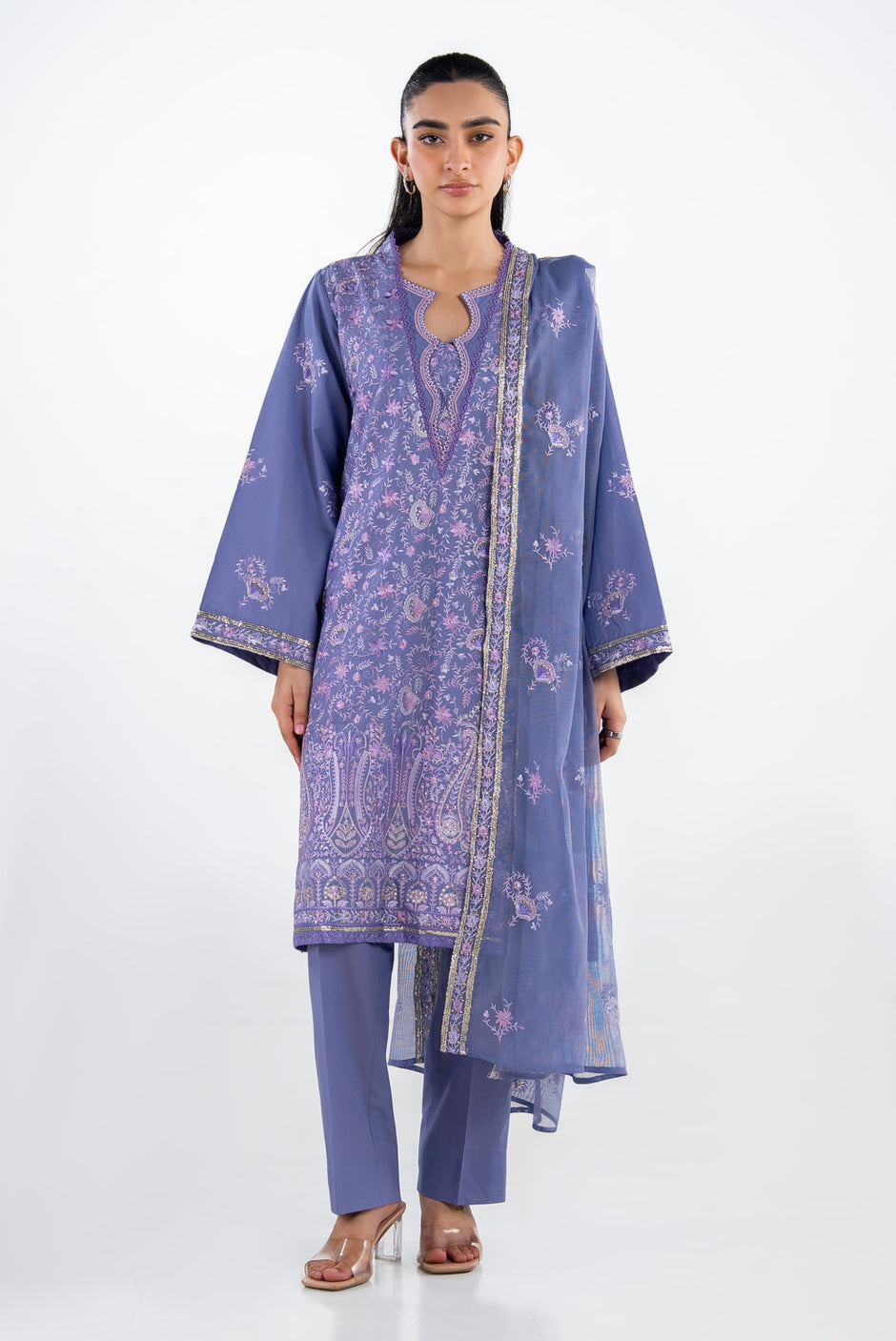3PC Lawn Embroidered Suit