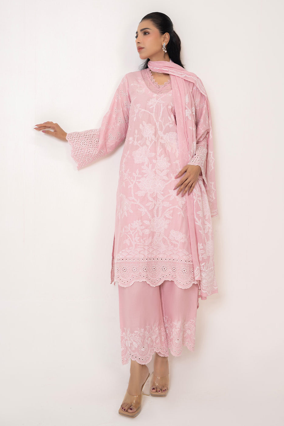 3PC Lawn Embroidered Suit