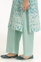 3PC Lawn Lacquer Printed Suit IUSTKSD-2010