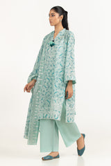 3PC Lawn Lacquer Printed Suit IUSTKSD-2010