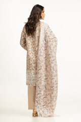 3PC Lawn Lacquer Printed Suit IUSTKSD-2011