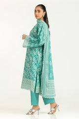 3PC Lawn Lacquer Printed Suit IUSTKSD-2050