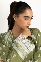 3PC Lawn Lacquer Printed Suit IUSTKSD-2173