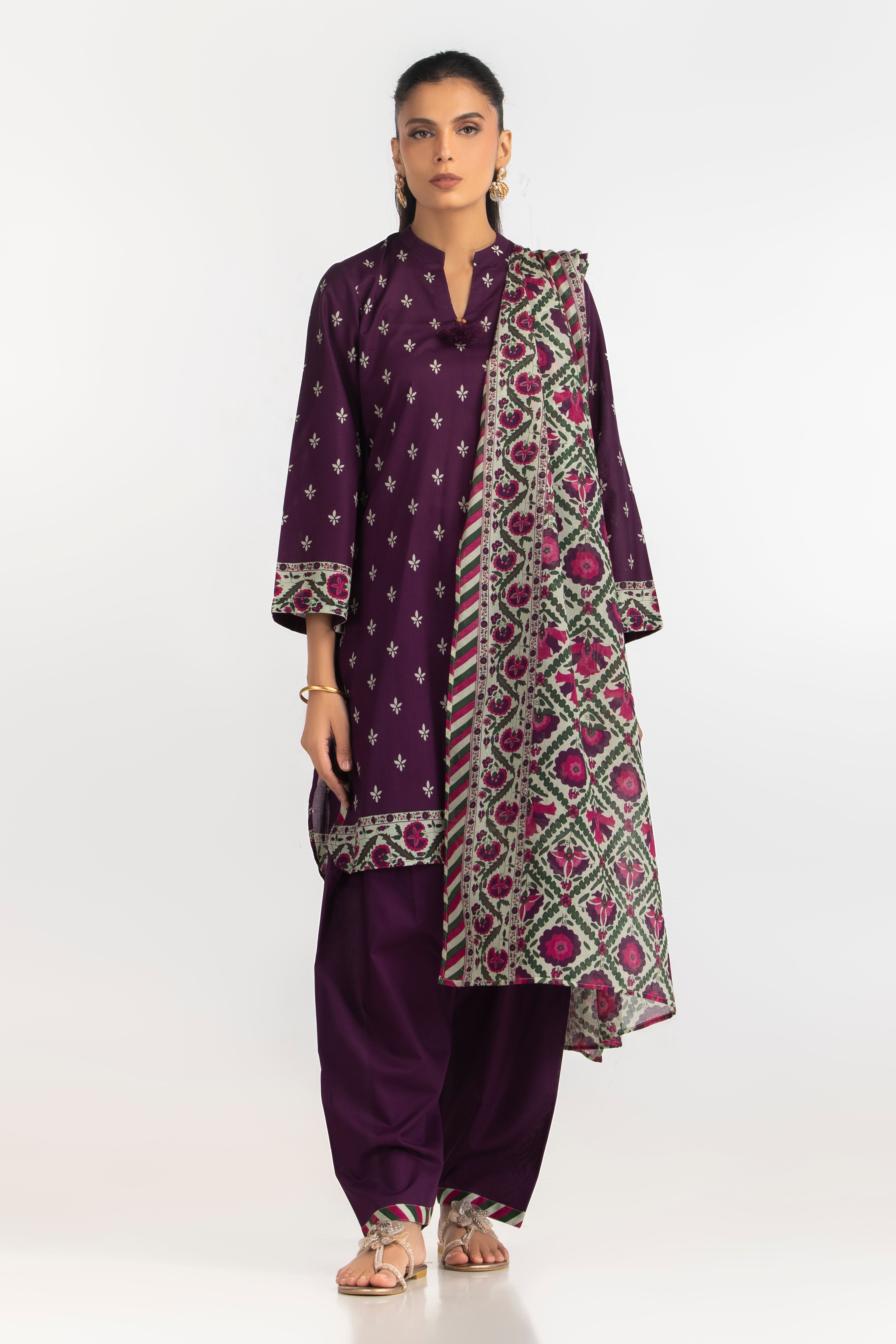 3PC Lawn Printed Suit