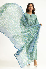 3PC Lawn Printed Suit IUSTKSD-2014