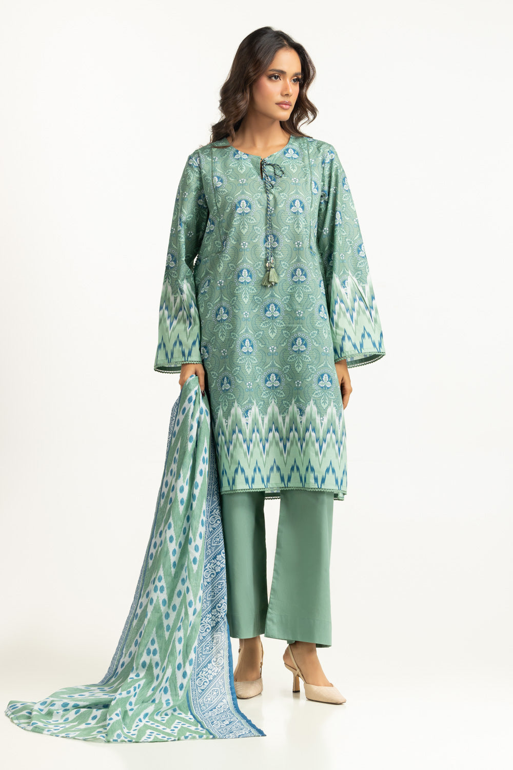 3PC Lawn Printed Suit