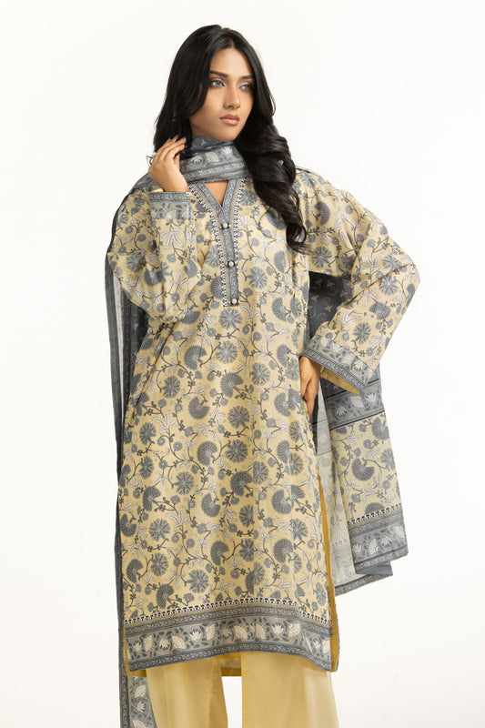 3PC Lawn Printed Suit IUSTKSD-2017