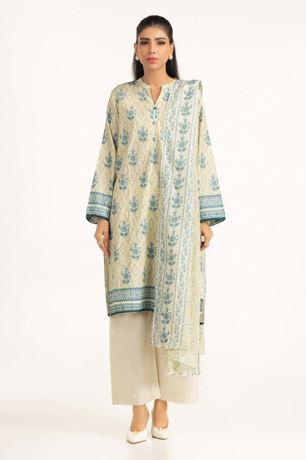 3PC Lawn Printed Suit IUSTKSD-2020