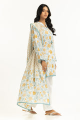3PC Lawn Printed Suit IUSTKSD-2025