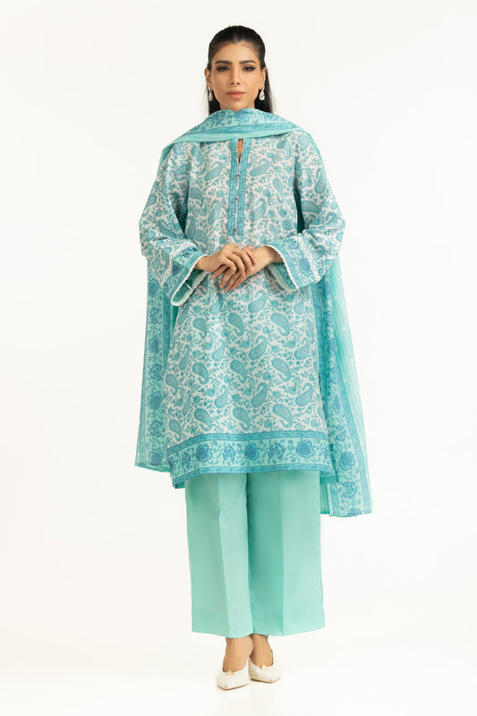 3PC Lawn Printed Suit IUSTKSD-2028