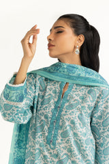 3PC Lawn Printed Suit IUSTKSD-2028