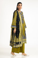 3PC Lawn Printed Suit IUSTKSD-2039