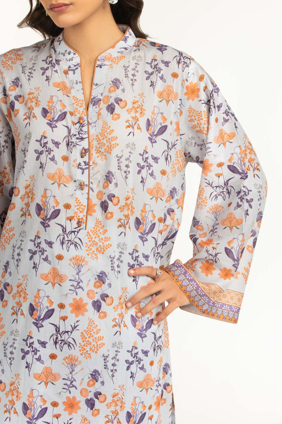 3PC Lawn Printed Suit IUSTKSD-2091