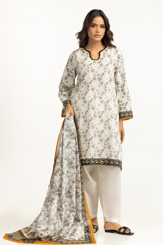 3PC Lawn Printed Suit IUSTKSD-2099