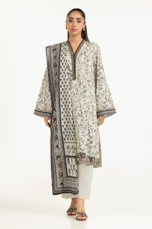 3PC Lawn Printed Suit IUSTKSD-2100