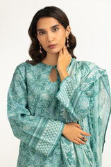 3PC Lawn Printed Suit IUSTKSD-2102