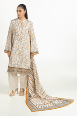3PC Lawn Printed Suit IUSTKSD-2107