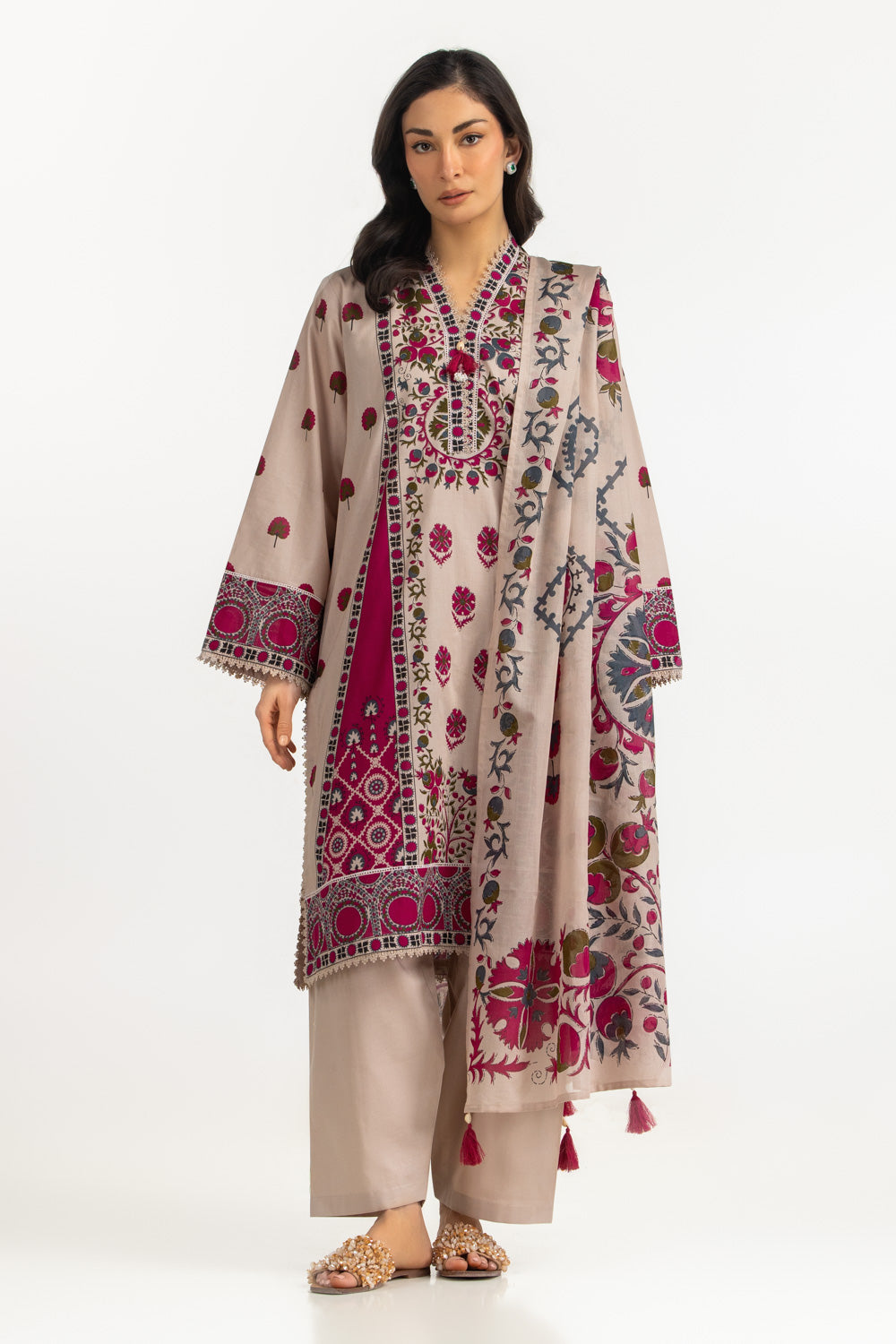 3PC Lawn Printed Suit