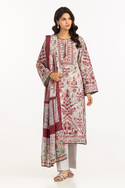 3PC Lawn Printed Suit IUSTKSD-2188