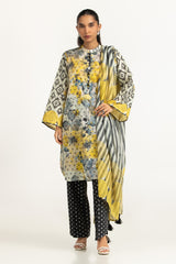 3PC Lawn Printed Suit IUSTKSD-2196