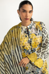 3PC Lawn Printed Suit IUSTKSD-2196