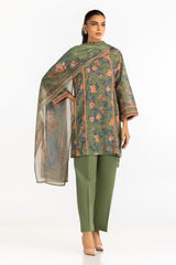 3PC Lawn Printed Suit IUSTKSD-2201