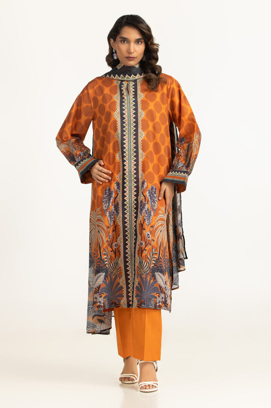 3PC Lawn Printed Suit IUSTKSD-2203