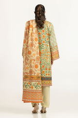3PC Lawn Printed Suit IUSTKSD-2207