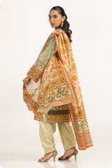 3PC Lawn Printed Suit IUSTKSD-2207