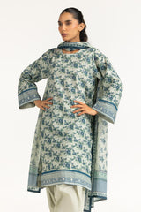 3PC Lawn Printed Suit IUSTKSD-2213