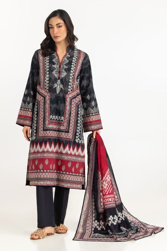 3PC Lawn Printed Suit IUSTKSD-2222