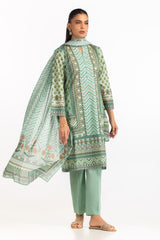 3PC Lawn Printed Suit IUSTKSD-2232