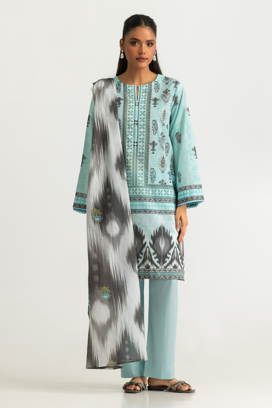 3PC Lawn Printed Suit