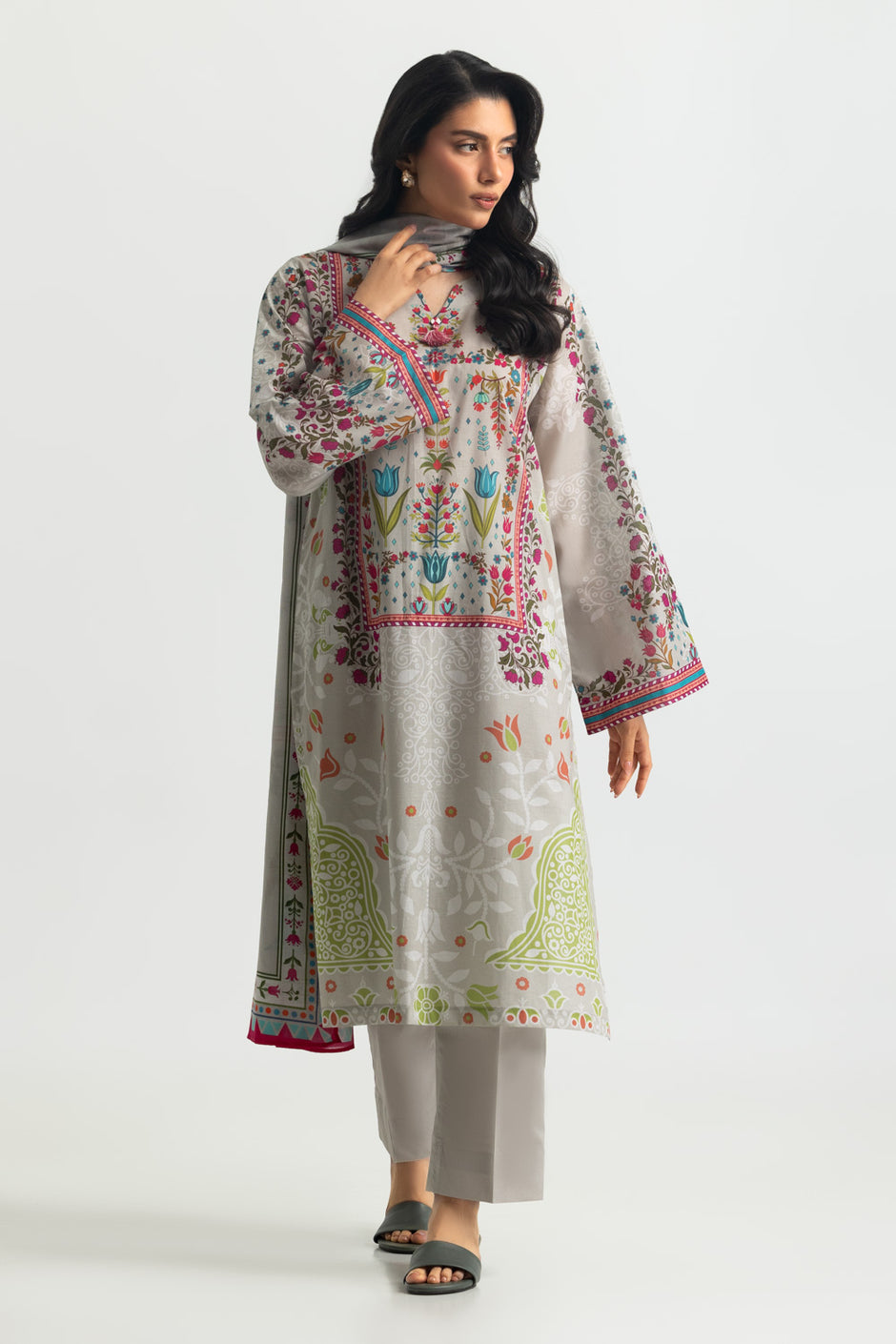 3PC Lawn Printed Suit