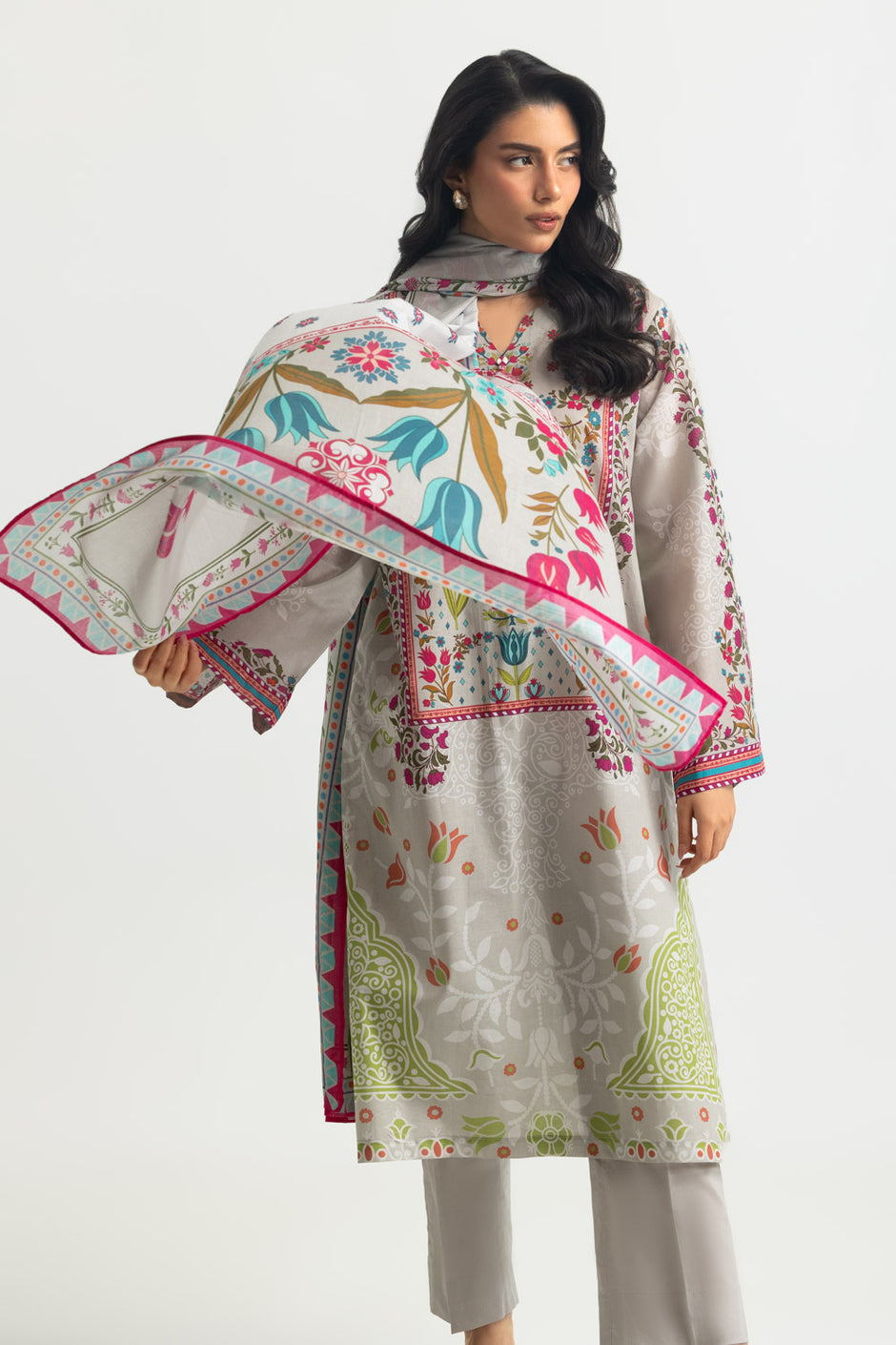 3PC Lawn Printed Suit