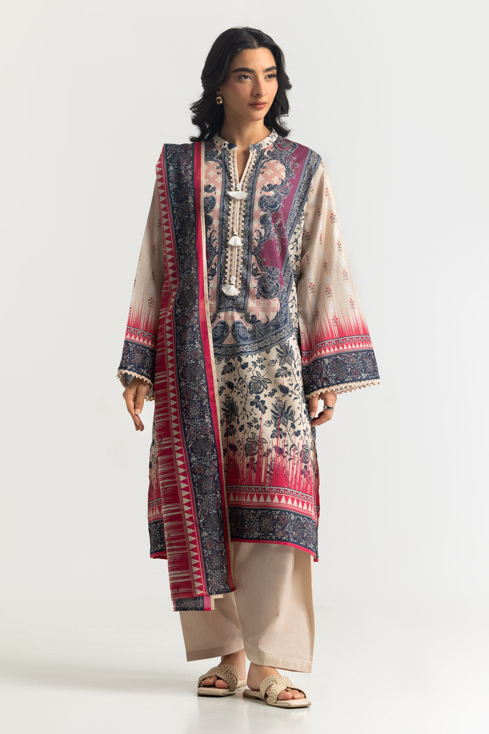 3PC Lawn Printed Suit