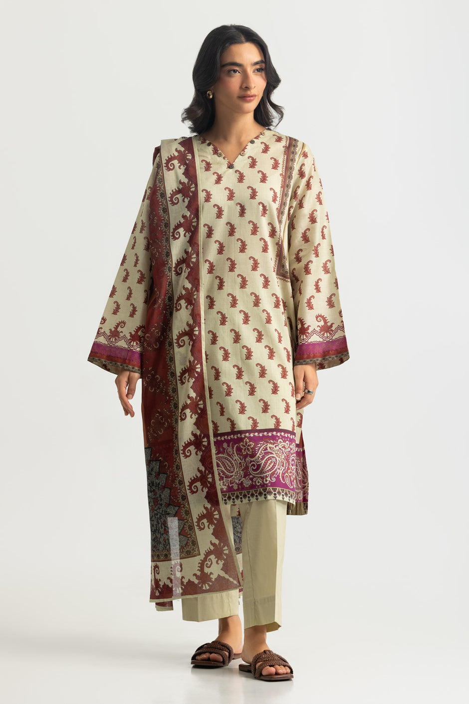 3PC Lawn Printed Suit