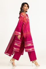 3PC Lawn Printed Suit With Embroidered IUSTKSD-2073