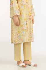 3PC Lawn Printed Suit With Embroidered IUSTKSD-2080