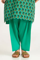 3PC Lawn Printed Suit With Embroidered IUSTKSD-2096