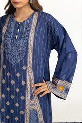 3PC Lawn Printed Suit With Embroidered IUSTKSD-2103